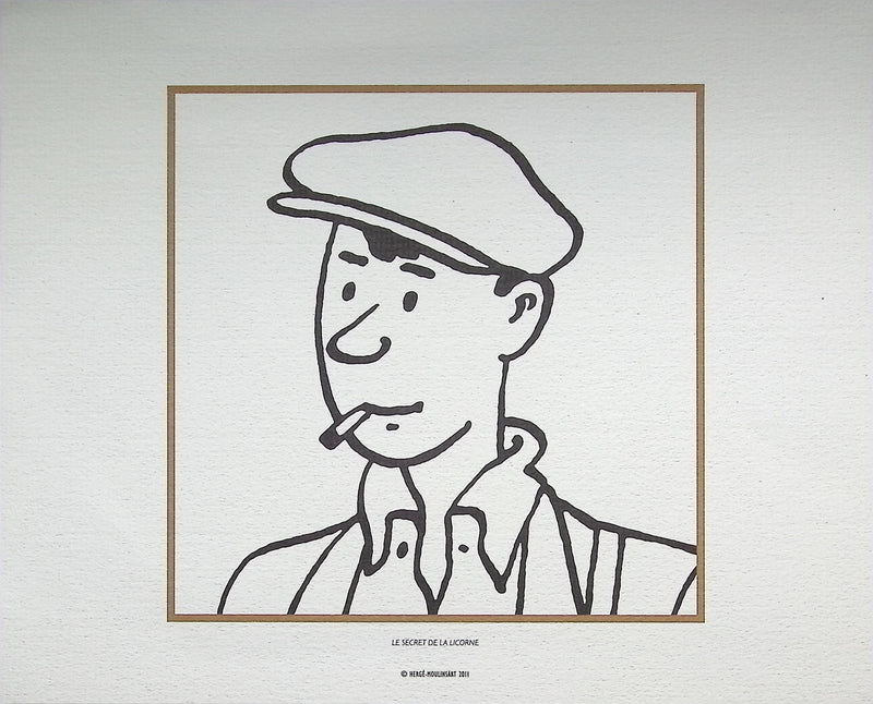 HERGÉ : TINTIN - Les boys , 3 LITHOGRAPHIES Ex Libris