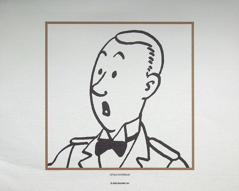 HERGÉ : TINTIN - Les boys , 3 LITHOGRAPHIES Ex Libris