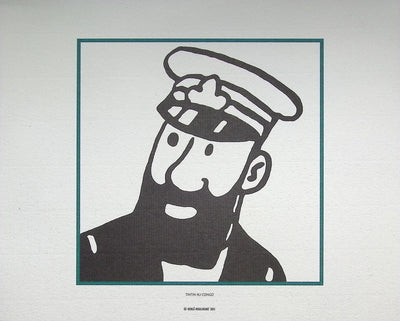 HERGÉ : TINTIN - Les Capitaines, 3 Lithographies Ex Libris