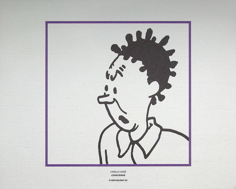 HERGÉ : TINTIN - Les Ménagères, 3 Lithographies Ex Libris
