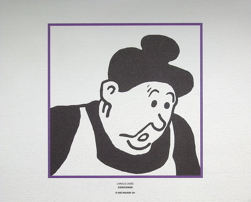 HERGÉ : TINTIN - Les Ménagères, 3 Lithographies Ex Libris