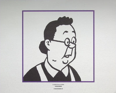 HERGÉ : TINTIN - Les Ménagères, 3 Lithographies Ex Libris