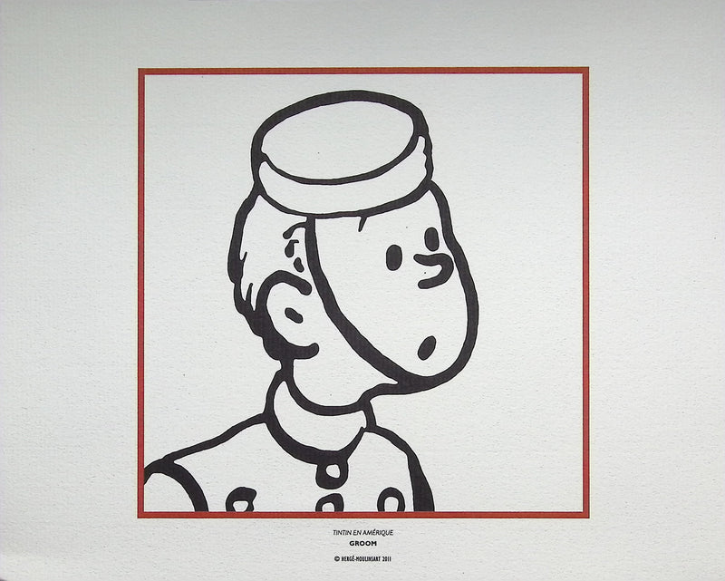 HERGÉ : TINTIN - Les Enfants, 3 Lithographies Ex Libris