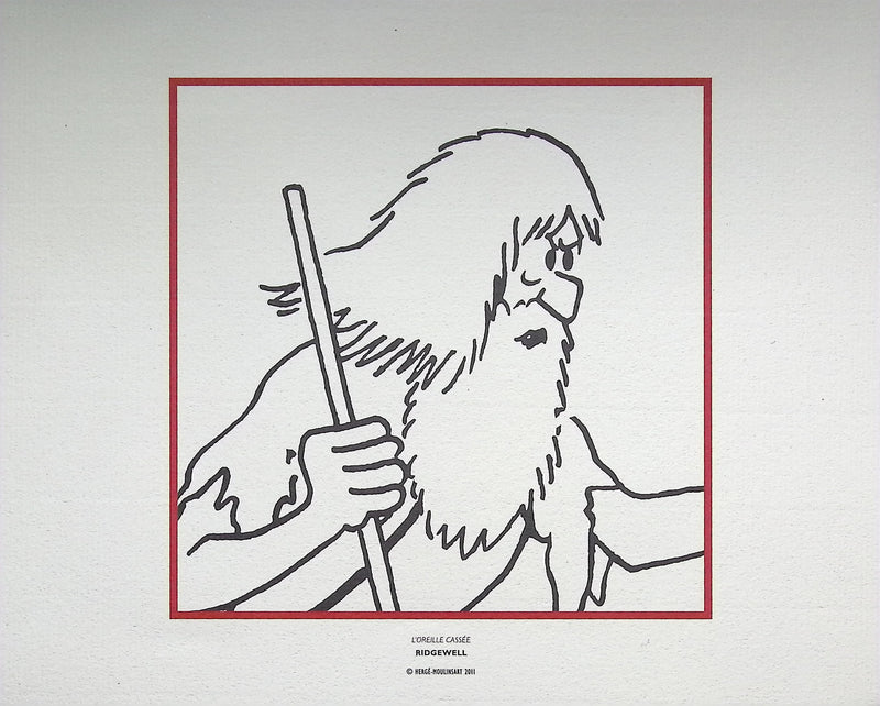 HERGÉ : TINTIN - Les Originaux, 3 Lithographies Ex Libris