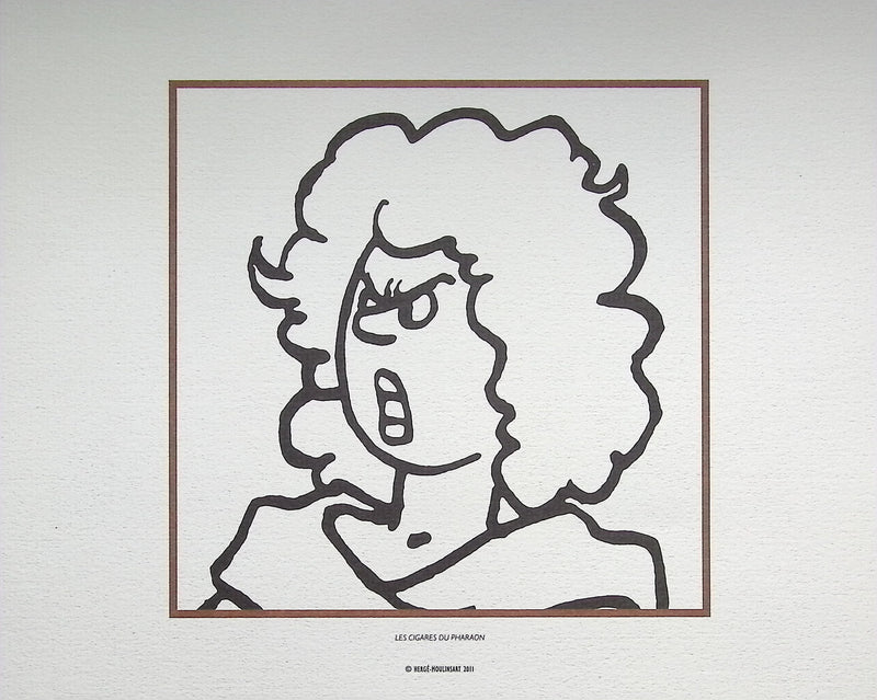 HERGÉ : TINTIN Les Femmes, 3 Lithographies Ex Libris