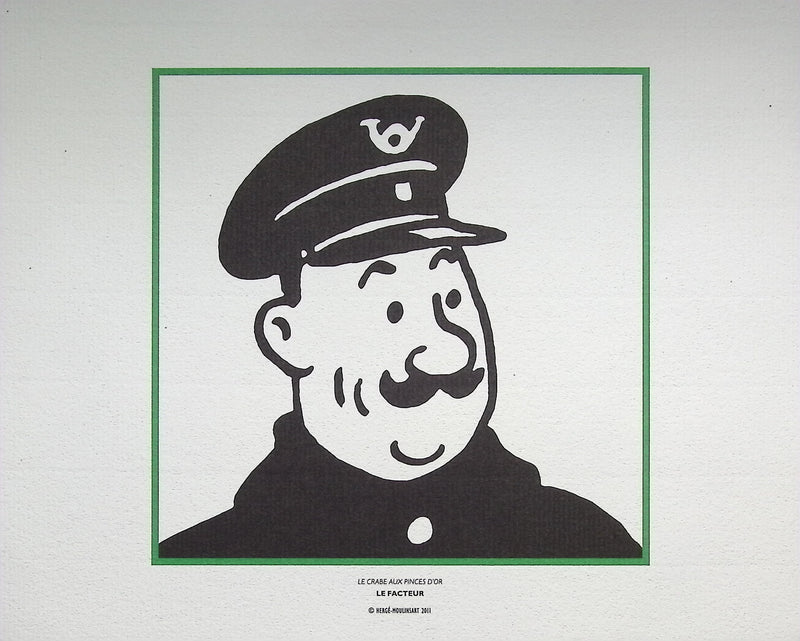 HERGÉ : TINTIN - Les Hommes de la Loi, 3 Lithographies Ex Libris