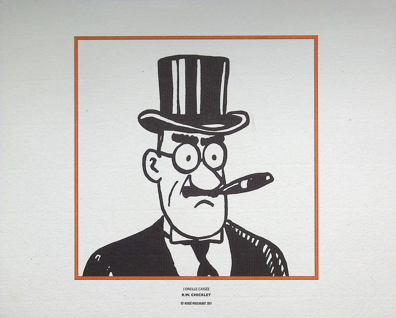 HERGÉ : TINTIN - Les Millionnaires, 3 Lithographies Ex Libris