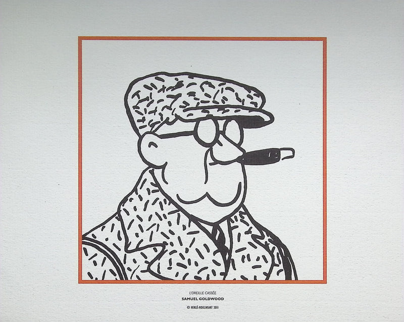 HERGÉ : TINTIN - Les Millionnaires, 3 Lithographies Ex Libris
