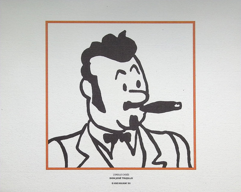 HERGÉ : TINTIN - Les Millionnaires, 3 Lithographies Ex Libris