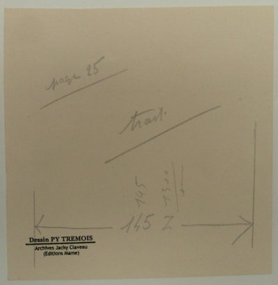 Pierre-Yves TREMOIS : Le taureau, Dessin original (photo de détail 2) - Crédit photo : Galerie Art.Paris