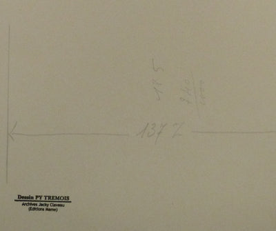 Pierre-Yves TREMOIS : Portrait de Maria, Dessin original (photo de détail 2) - Crédit photo : Galerie Art.Paris