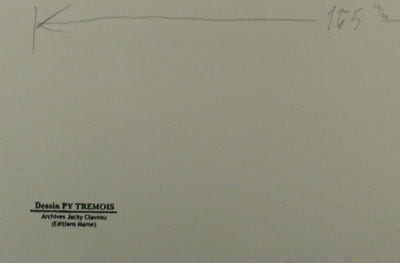 Pierre-Yves TREMOIS : Les picadors au combat, Dessin original (photo de détail 2) - Crédit photo : Galerie Art.Paris