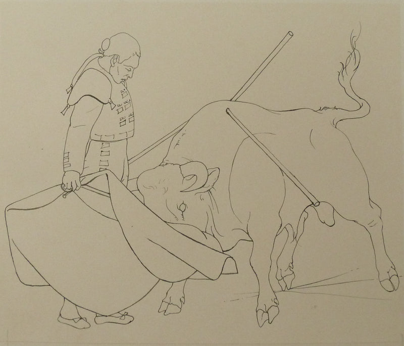 Pierre-Yves TREMOIS : Le matador, Dessin original (photo de détail 3) - Crédit photo : Galerie Art.Paris