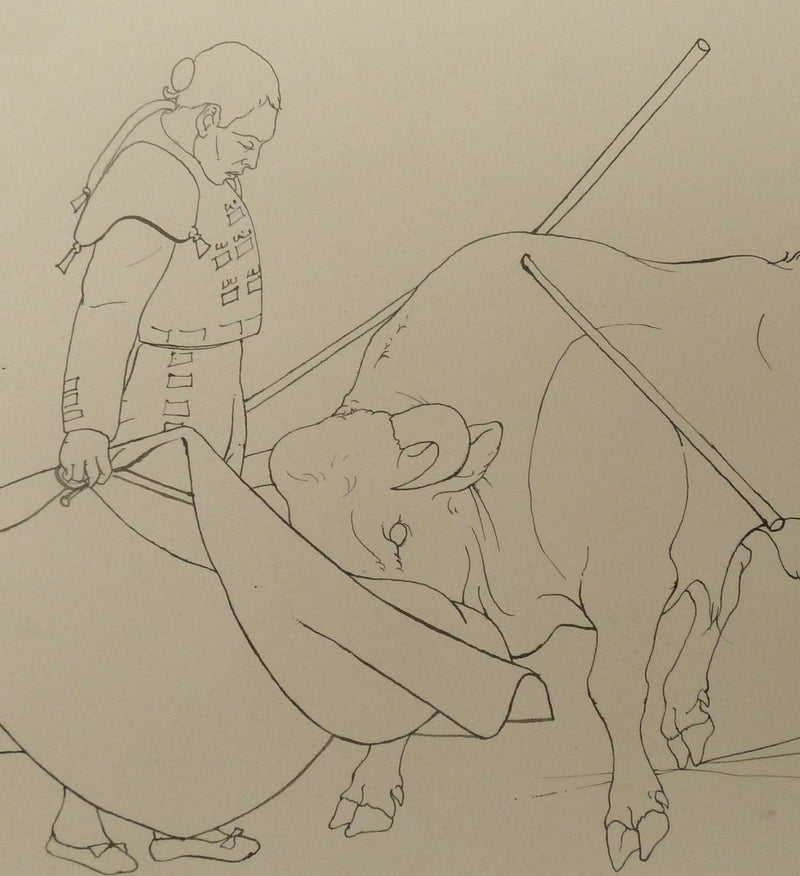 Pierre-Yves TREMOIS : Le matador, Dessin original (photo de détail 4) - Crédit photo : Galerie Art.Paris