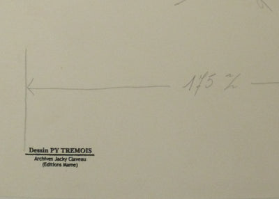 Pierre-Yves TREMOIS : Le matador, Dessin original (photo de détail 2) - Crédit photo : Galerie Art.Paris