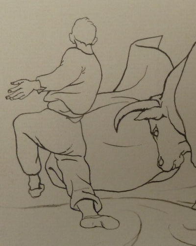 Pierre-Yves TREMOIS : L'entraînement du toréador, Dessin original (photo de détail 5) - Crédit photo : Galerie Art.Paris