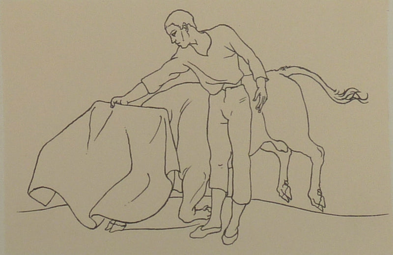 Pierre-Yves TREMOIS : Le toréador, Dessin original (photo de détail 3) - Crédit photo : Galerie Art.Paris