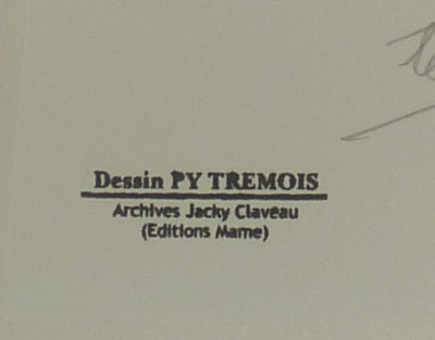 Pierre-Yves TREMOIS : Le toréador, Dessin original (photo de détail 2) - Crédit photo : Galerie Art.Paris