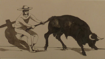 Pierre-Yves TREMOIS : Dans l'arène, Dessin original (photo de détail 3) - Crédit photo : Galerie Art.Paris