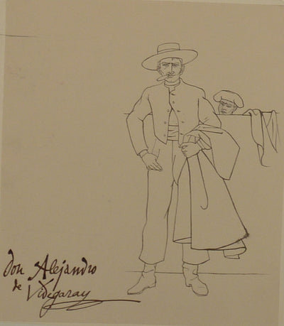 Pierre-Yves TREMOIS : Don Alejandro, Dessin original (photo de détail 3) - Crédit photo : Galerie Art.Paris