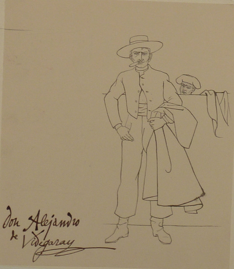 Pierre-Yves TREMOIS : Don Alejandro, Dessin original (photo de détail 3) - Crédit photo : Galerie Art.Paris