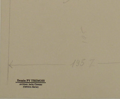 Pierre-Yves TREMOIS : Don Alejandro, Dessin original (photo de détail 2) - Crédit photo : Galerie Art.Paris