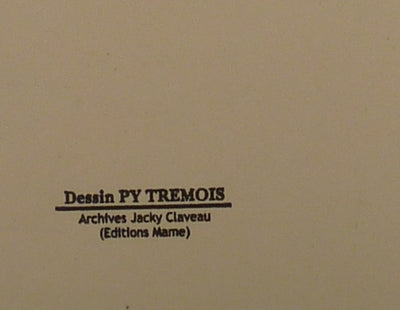 Pierre-Yves TREMOIS : L'ombre du taureau, Dessin original (photo de détail 2) - Crédit photo : Galerie Art.Paris