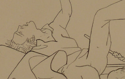 Pierre-Yves TREMOIS : Le taureau enragé, Dessin original (photo de détail 5) - Crédit photo : Galerie Art.Paris
