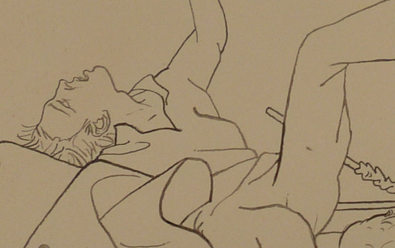 Pierre-Yves TREMOIS : Le taureau enragé, Dessin original (photo de détail 5) - Crédit photo : Galerie Art.Paris