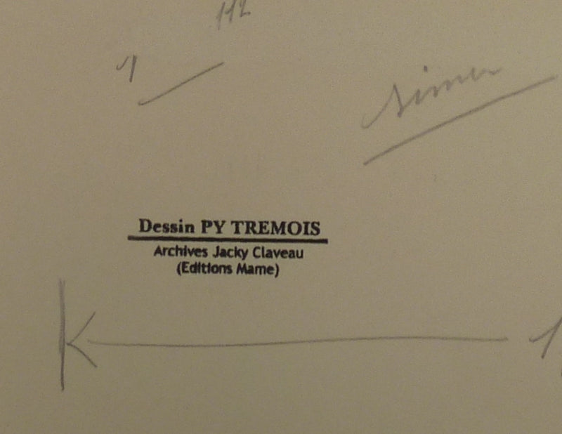 Pierre-Yves TREMOIS : Les toréadors, Dessin original (photo de détail 2) - Crédit photo : Galerie Art.Paris