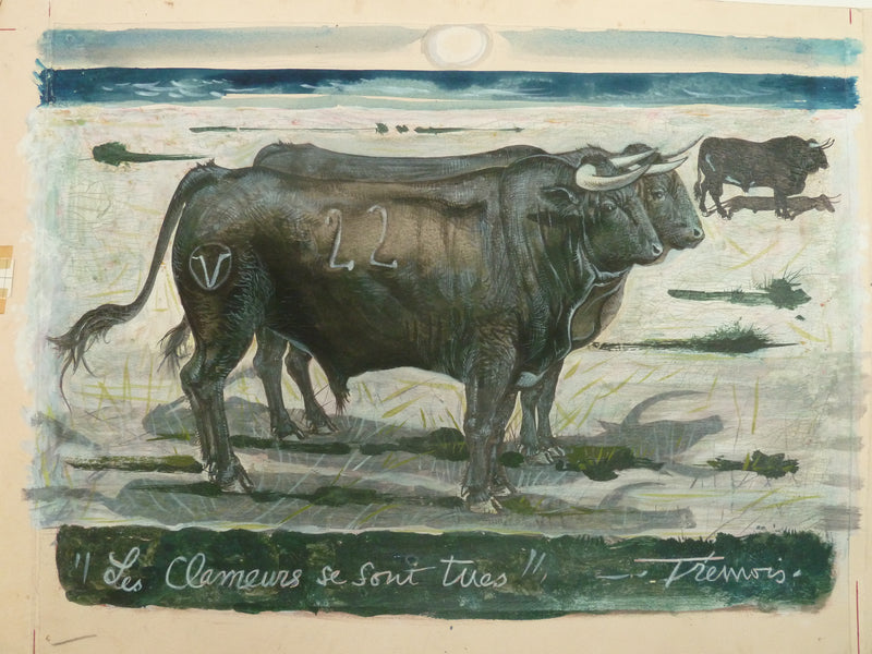 Pierre-Yves TREMOIS : Les clameurs se sont tues, Dessin original (photo de détail 3) - Crédit photo : Galerie Art.Paris