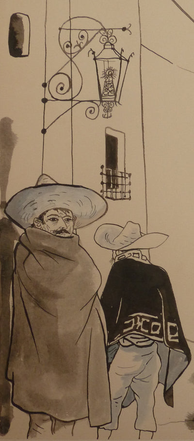 Pierre-Yves TREMOIS : Les picadors, Dessin original (photo de détail 5) - Crédit photo : Galerie Art.Paris