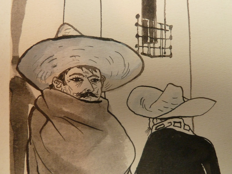 Pierre-Yves TREMOIS : Les picadors, Dessin original (photo de détail 3) - Crédit photo : Galerie Art.Paris