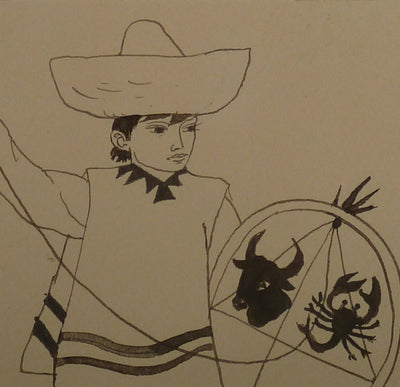 Pierre-Yves TREMOIS : Le cerf-volant, Dessin original (photo de détail 4) - Crédit photo : Galerie Art.Paris