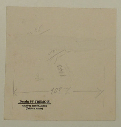 Pierre-Yves TREMOIS : Le cerf-volant, Dessin original (photo de détail 2) - Crédit photo : Galerie Art.Paris
