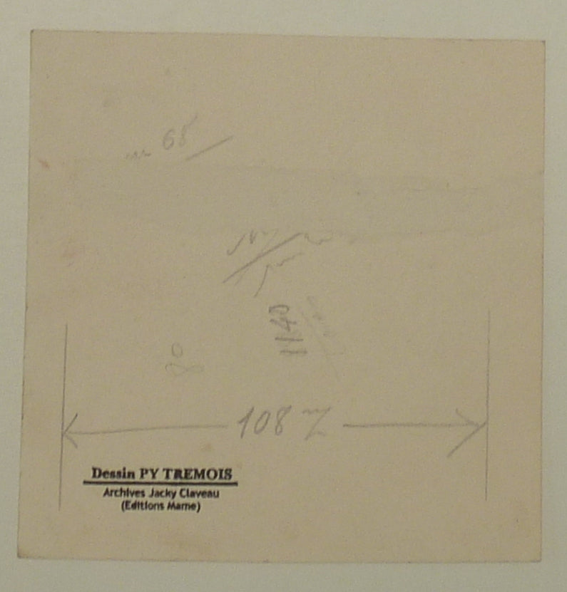 Pierre-Yves TREMOIS : Le cerf-volant, Dessin original (photo de détail 2) - Crédit photo : Galerie Art.Paris