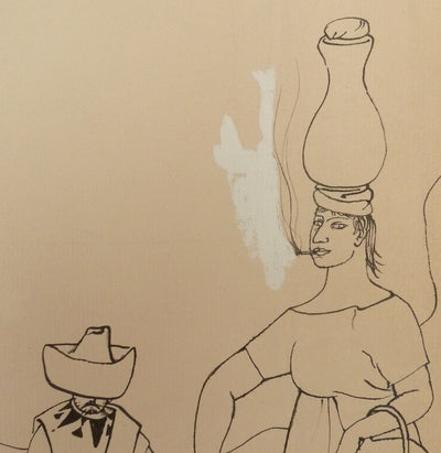 Pierre-Yves TREMOIS : Traversée du désert, Dessin original (photo de détail 5) - Crédit photo : Galerie Art.Paris