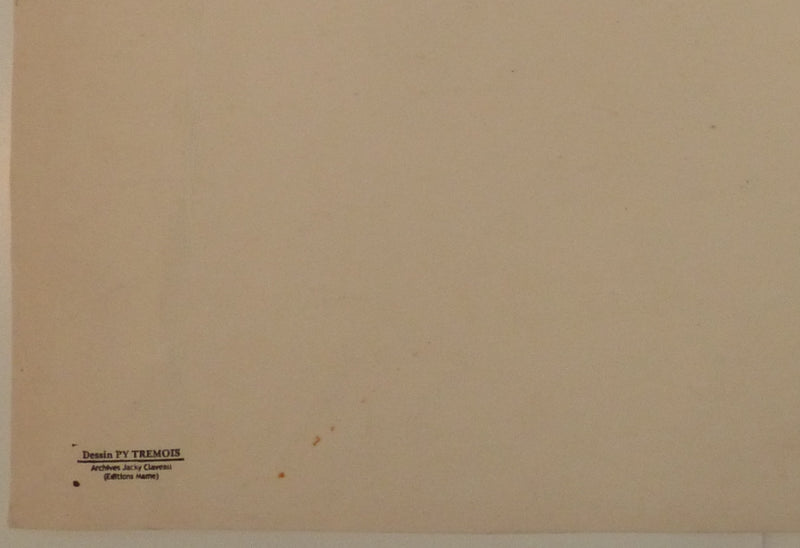 Pierre-Yves TREMOIS : Traversée du désert, Dessin original (photo de détail 2) - Crédit photo : Galerie Art.Paris