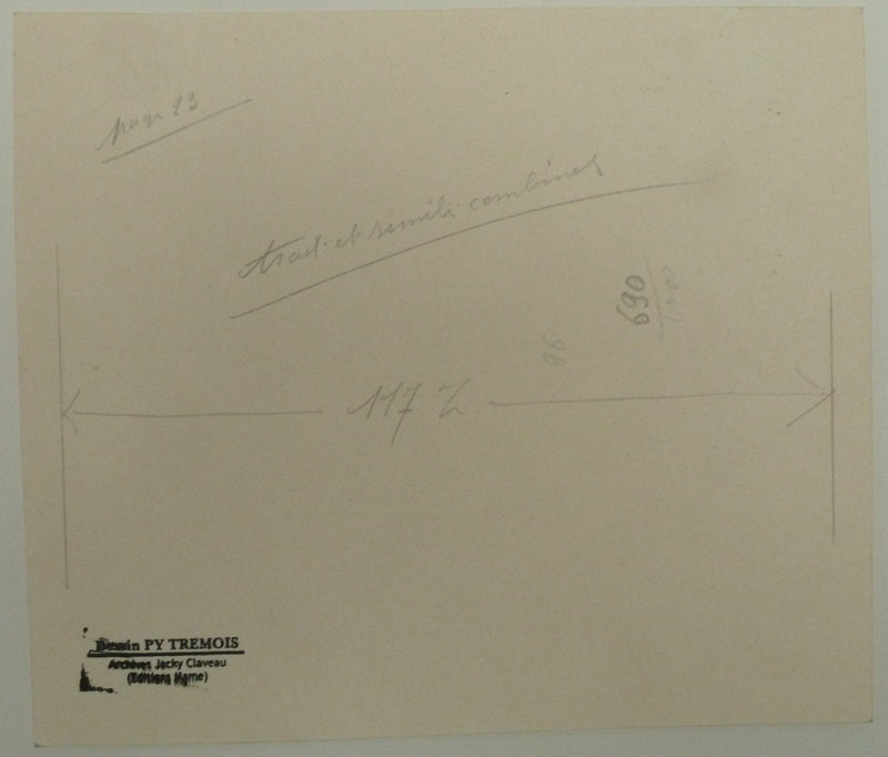 Pierre-Yves TREMOIS : Maria et Manuel, Dessin original (photo de détail 2) - Crédit photo : Galerie Art.Paris