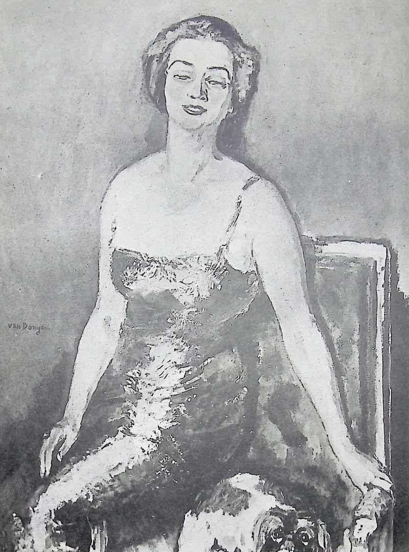 Kees VAN DONGEN : Elégante en tenue de soirée, Gravure originale (photo de détail 2) - Crédit photo : Galerie Art.Paris