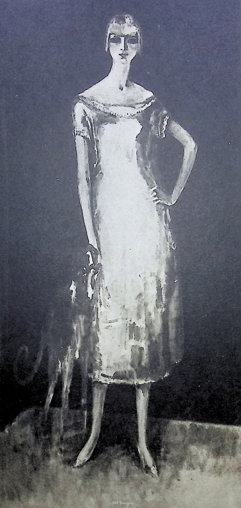 Kees VAN DONGEN : Jeune femme rêveuse en pose, Gravure originale (photo de détail 4) - Crédit photo : Galerie Art.Paris