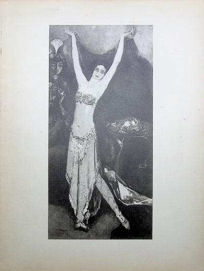 Kees VAN DONGEN : La danseuse orientale, Gravure originale (vue générale) - Crédit photo : Galerie Art.Paris