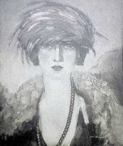 Kees VAN DONGEN : Jeune femme aux longues jambes, Gravure originale (photo de détail 4) - Crédit photo : Galerie Art.Paris