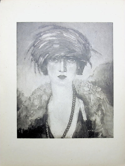 Kees VAN DONGEN : Jeune femme aux longues jambes, Gravure originale (photo de détail 3) - Crédit photo : Galerie Art.Paris