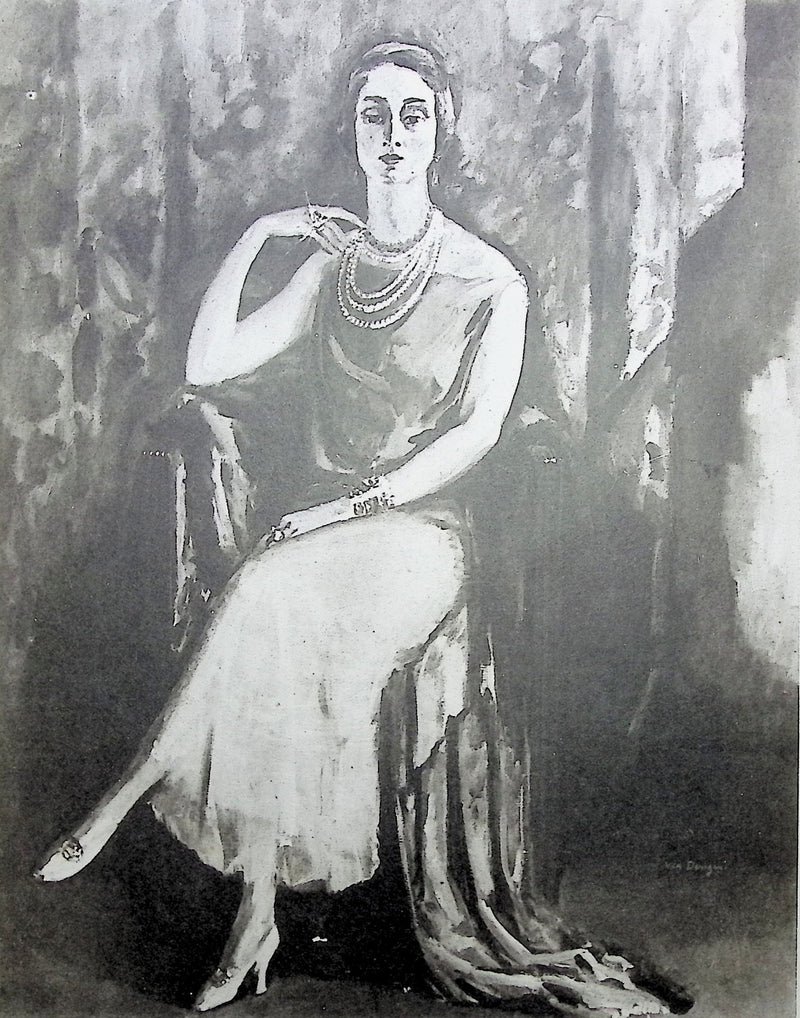 Kees VAN DONGEN : Jeune femme et son chien, Gravure originale (photo de détail 4) - Crédit photo : Galerie Art.Paris