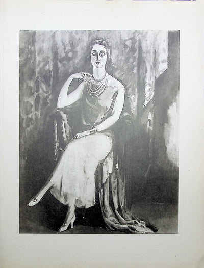 Kees VAN DONGEN : Jeune femme et son chien, Gravure originale (photo de détail 3) - Crédit photo : Galerie Art.Paris