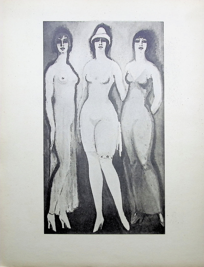 Kees VAN DONGEN : Les trois muses, Gravure originale (vue générale) - Crédit photo : Galerie Art.Paris