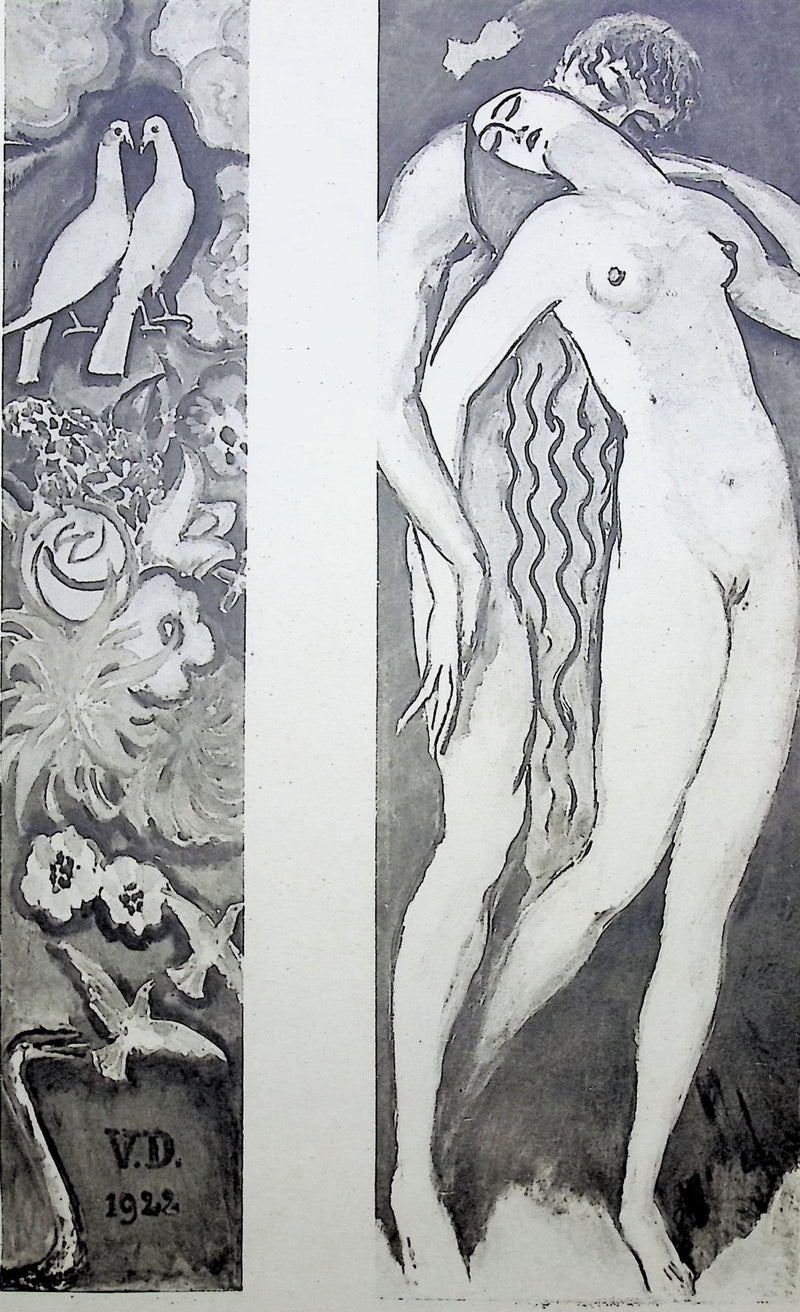 Kees VAN DONGEN : Adam et Eve, Gravure originale (photo de détail 2) - Crédit photo : Galerie Art.Paris