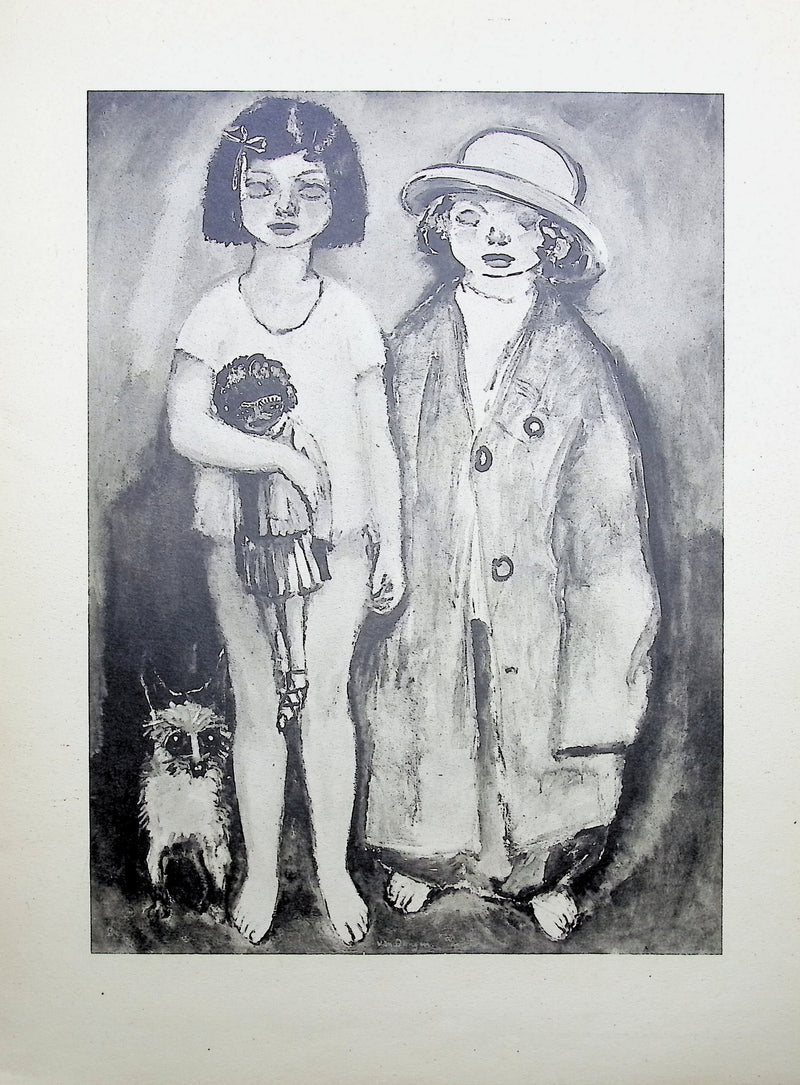 Kees VAN DONGEN : Les deux soeurs, Gravure originale (vue générale) - Crédit photo : Galerie Art.Paris