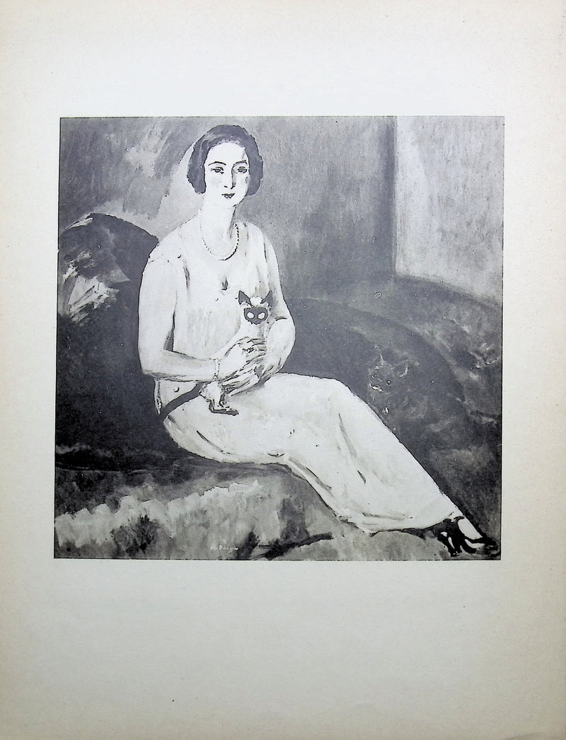 Kees VAN DONGEN : Modèle nu et le petit chien, Gravure originale (photo de détail 3) - Crédit photo : Galerie Art.Paris